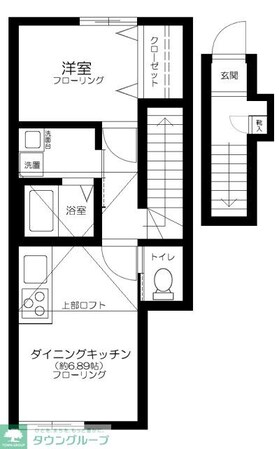 casa bonheurの物件間取画像